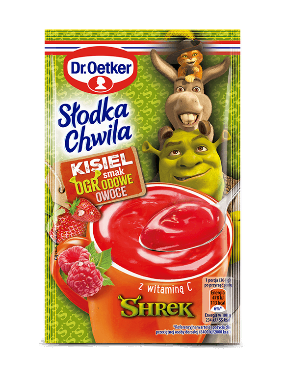 SHREK KISIEL SMAK OGRODOWE OWOCE