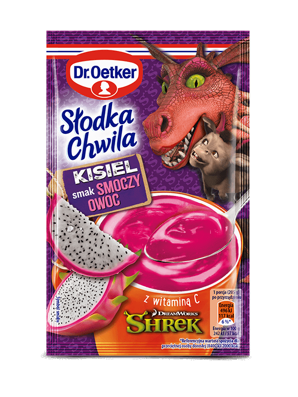 Kisiel Shrek smak smoczy owoc