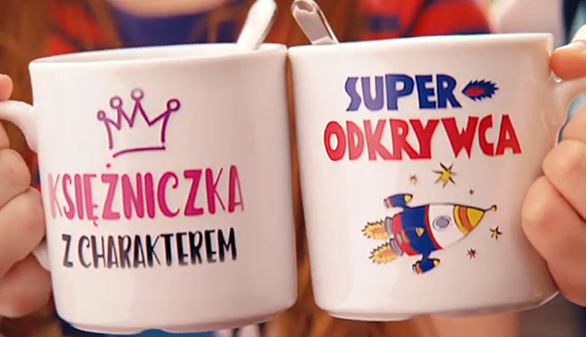 kubki księżniczka z charakterem i super odkrywca